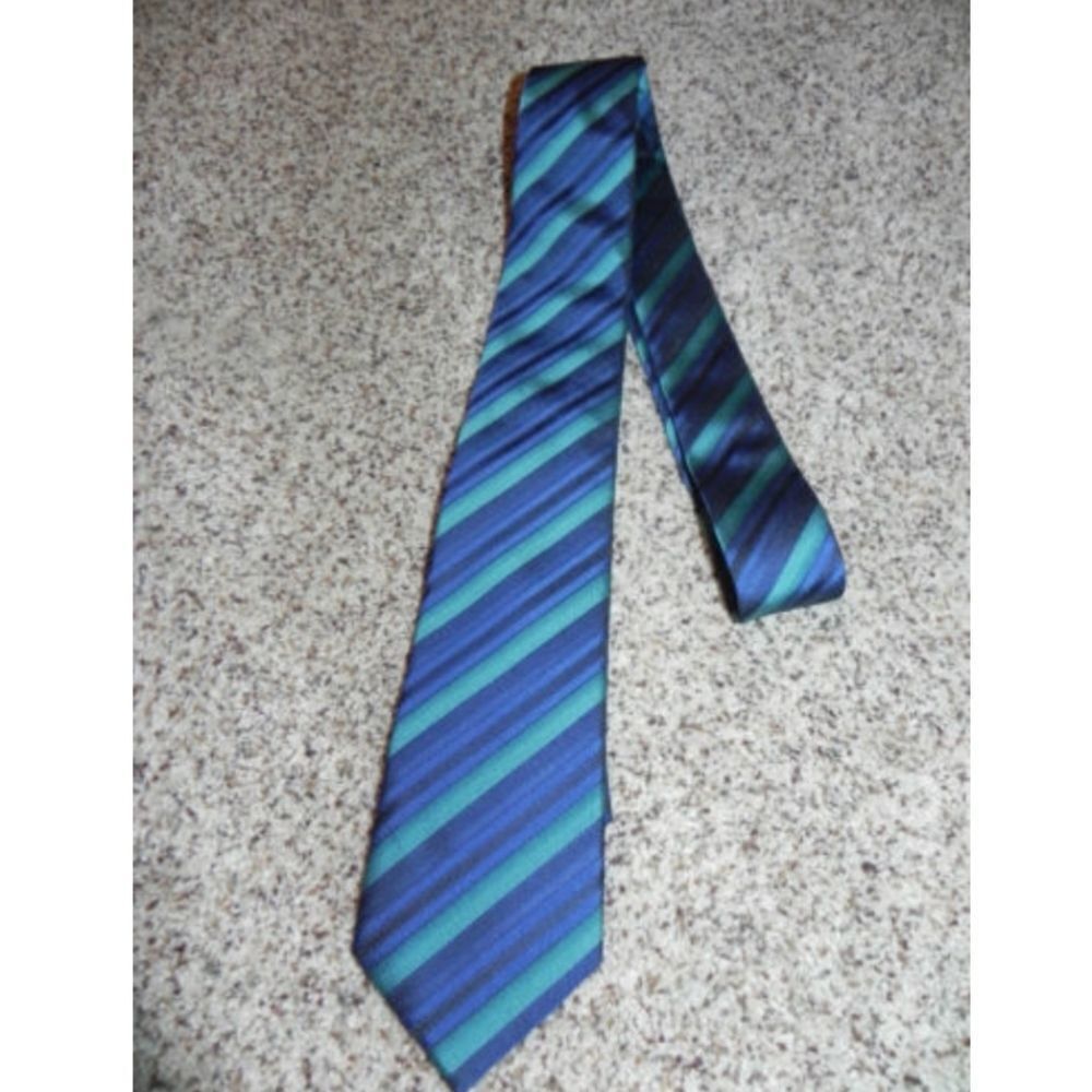 Versa Tie Mens Striped Multi-Color Polyester NWOT